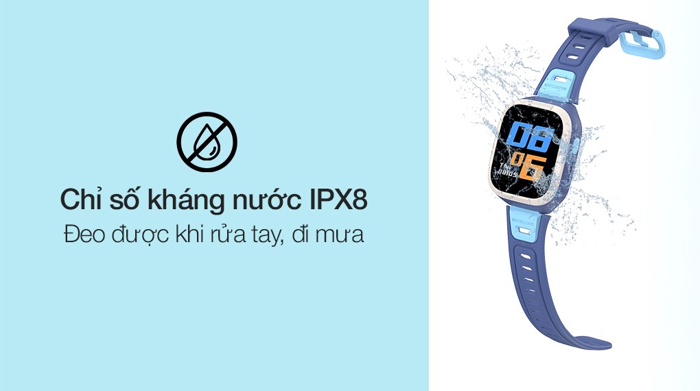 Đồng hồ định vị trẻ em Kidcare S6 4G Xanh Dorablue