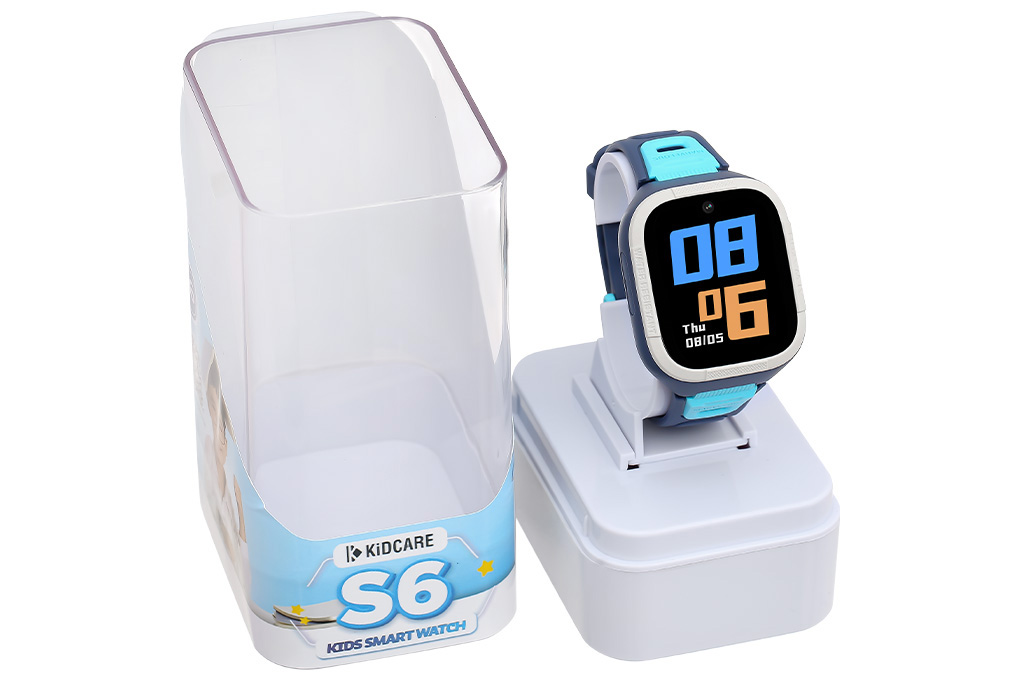 Đồng hồ định vị trẻ em Kidcare S6 4G Xanh Dorablue Màu Xanh dương đậm