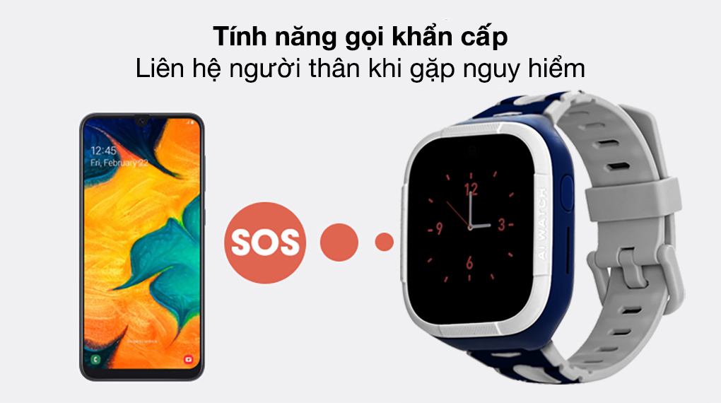 Đồng hồ định vị trẻ em Kidcare S6 4G