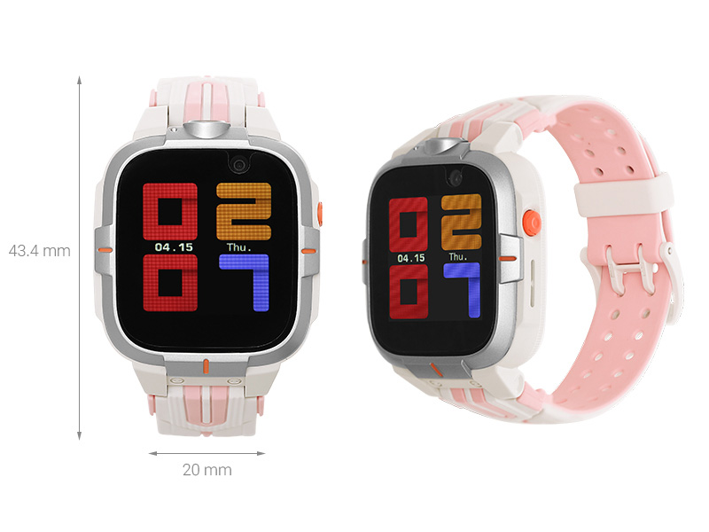 Đồng hồ định vị trẻ em Kidcare S8 4G 43.4mm Hồng