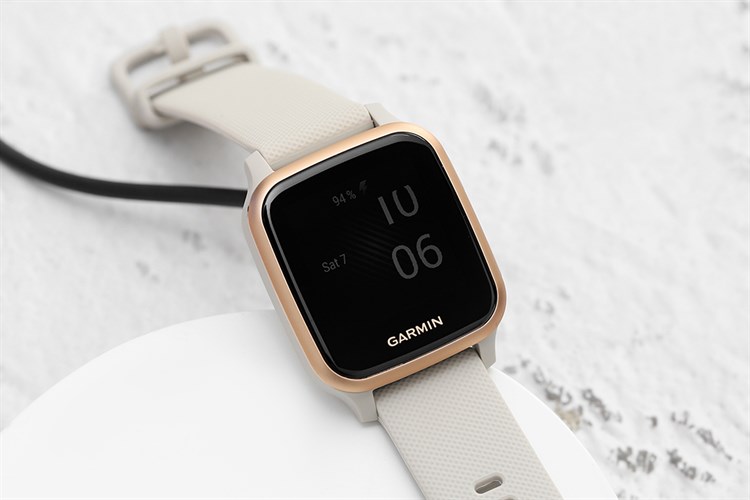 Đồng hồ thông minh Garmin Venu SQ Music 40.6mm Màu Vàng