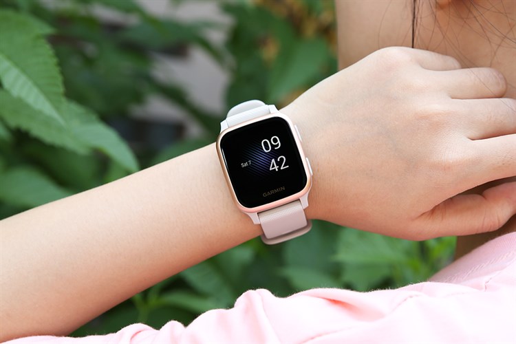 Đồng hồ thông minh Garmin Venu SQ Music 40.6mm Màu Vàng