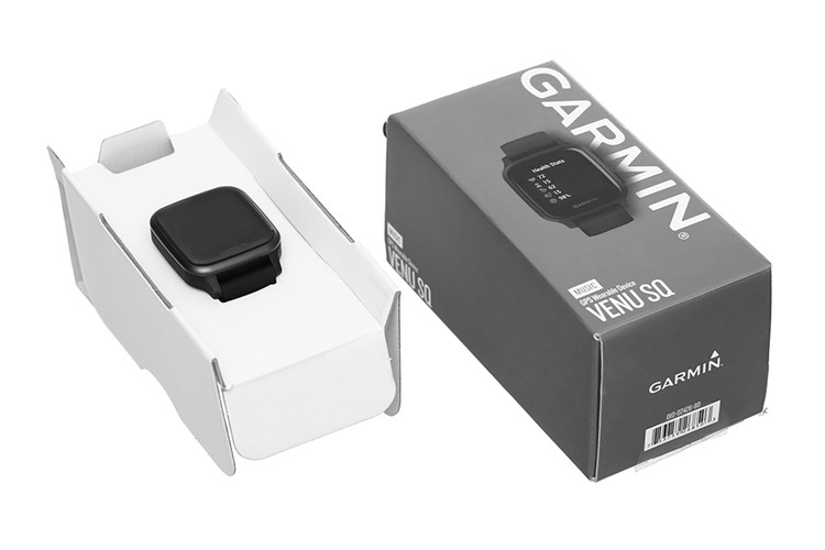 Đồng hồ thông minh Garmin Venu SQ Music 40.6mm Màu Đen