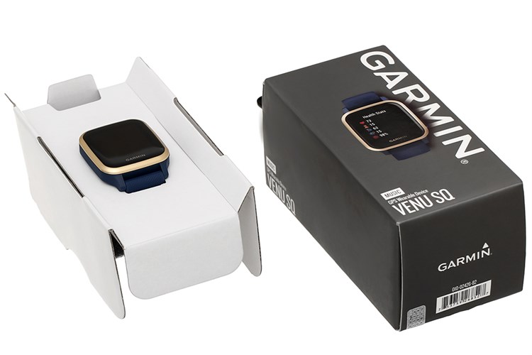 Đồng hồ thông minh Garmin Venu SQ Music 40.6mm Màu Xanh Dương