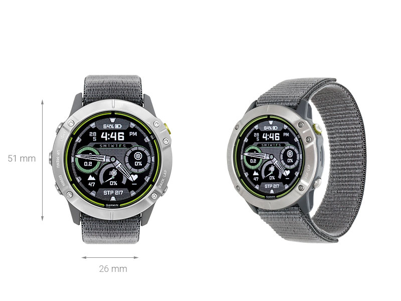 Đồng hồ thông minh Garmin Enduro 51mm Xám