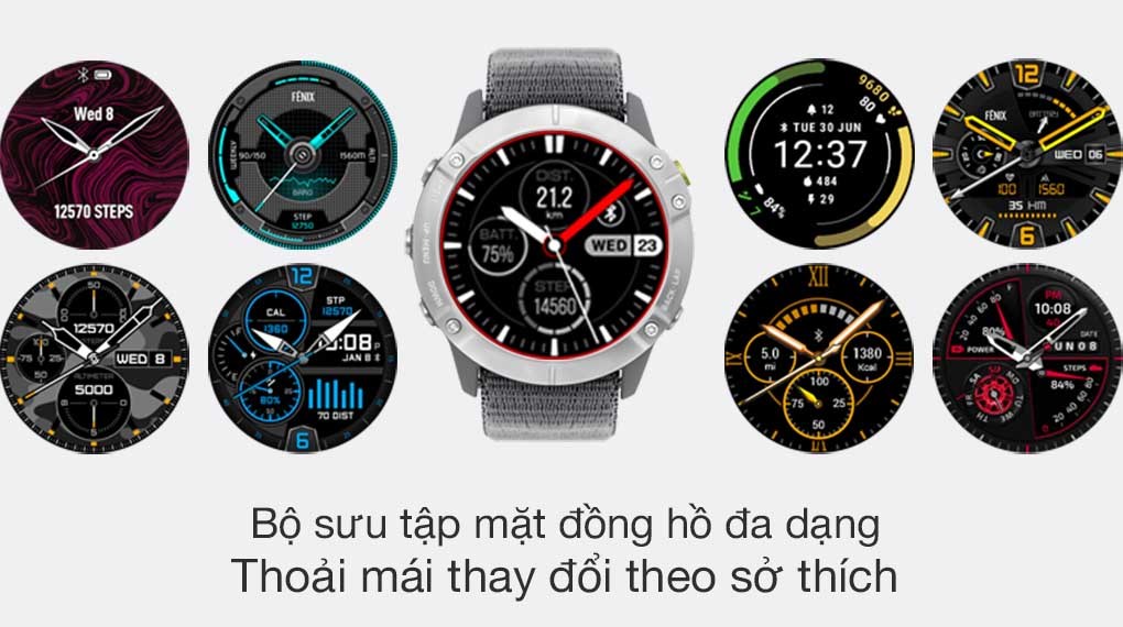 Đồng hồ thông minh Garmin Enduro 51mm Xám