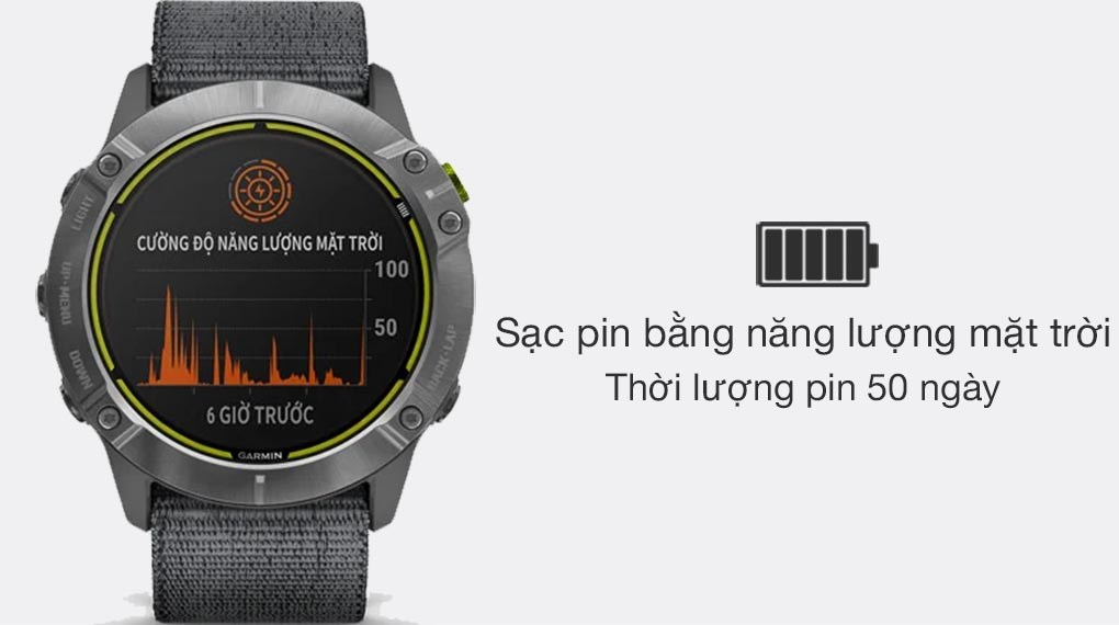 Đồng hồ thông minh Garmin Enduro 51mm Xám