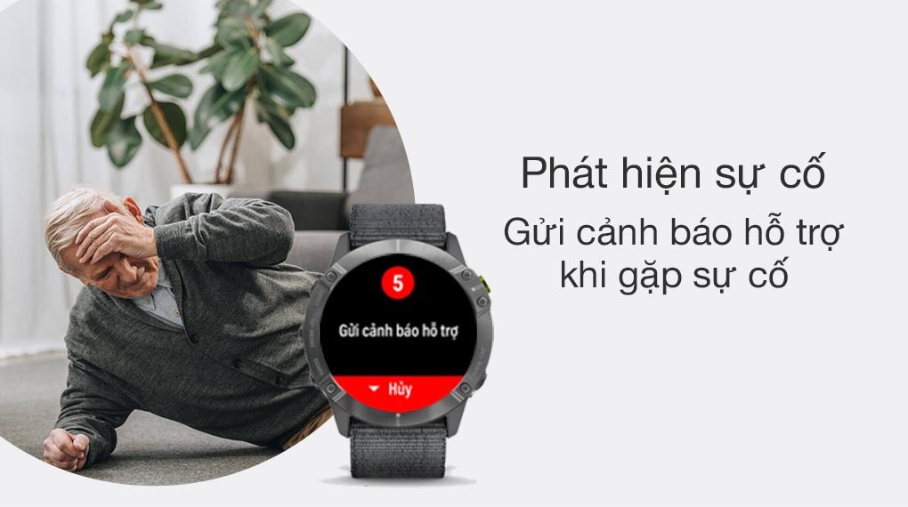 Đồng hồ thông minh Garmin Enduro 51mm Xám