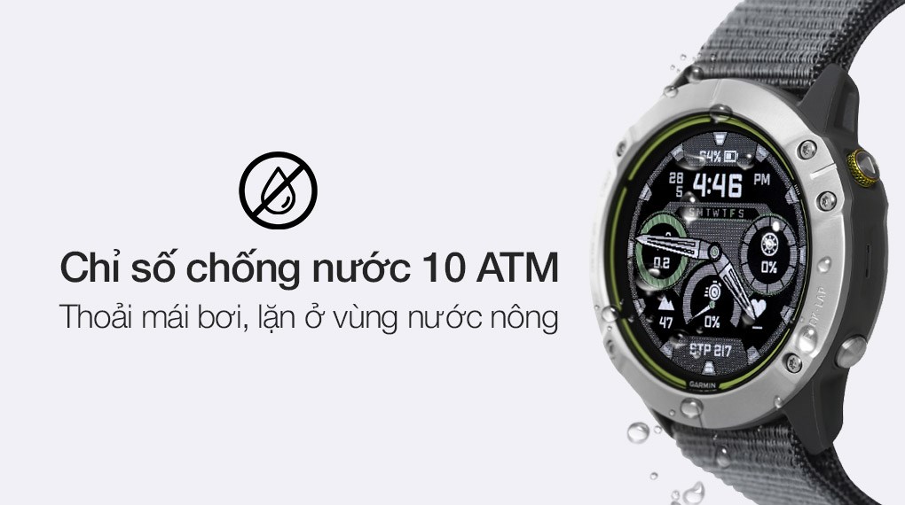 Đồng hồ thông minh Garmin Enduro 51mm Xám