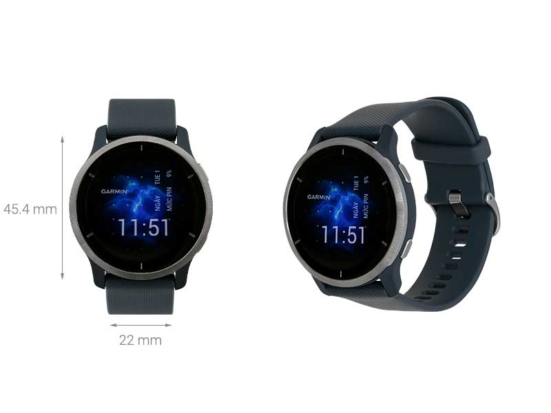 Đồng hồ thông minh Garmin Venu 2 45.4mm