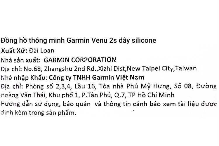 Đồng hồ thông minh Garmin Venu 2S 40.4mm Màu Trắng