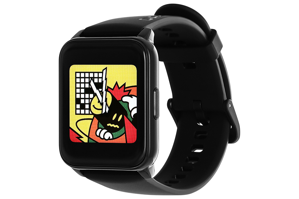 Đồng hồ thông minh Realme Watch 2 dây silicone đen giá rẻ