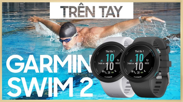 Đồng hồ thông minh Garmin Swim 2 dây silicone