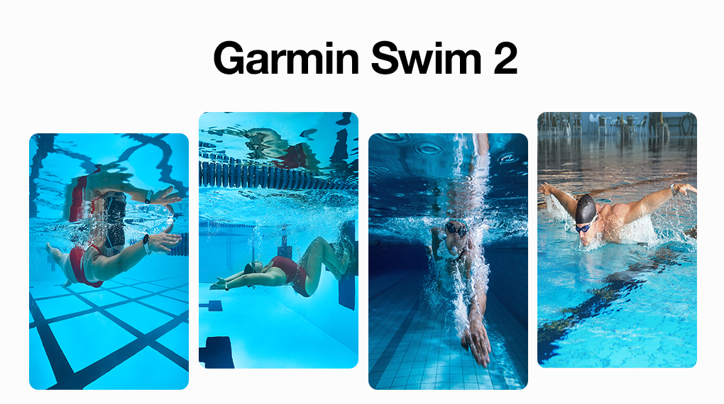 Đồng hồ thông minh Garmin Swim 2 dây silicone trắng 