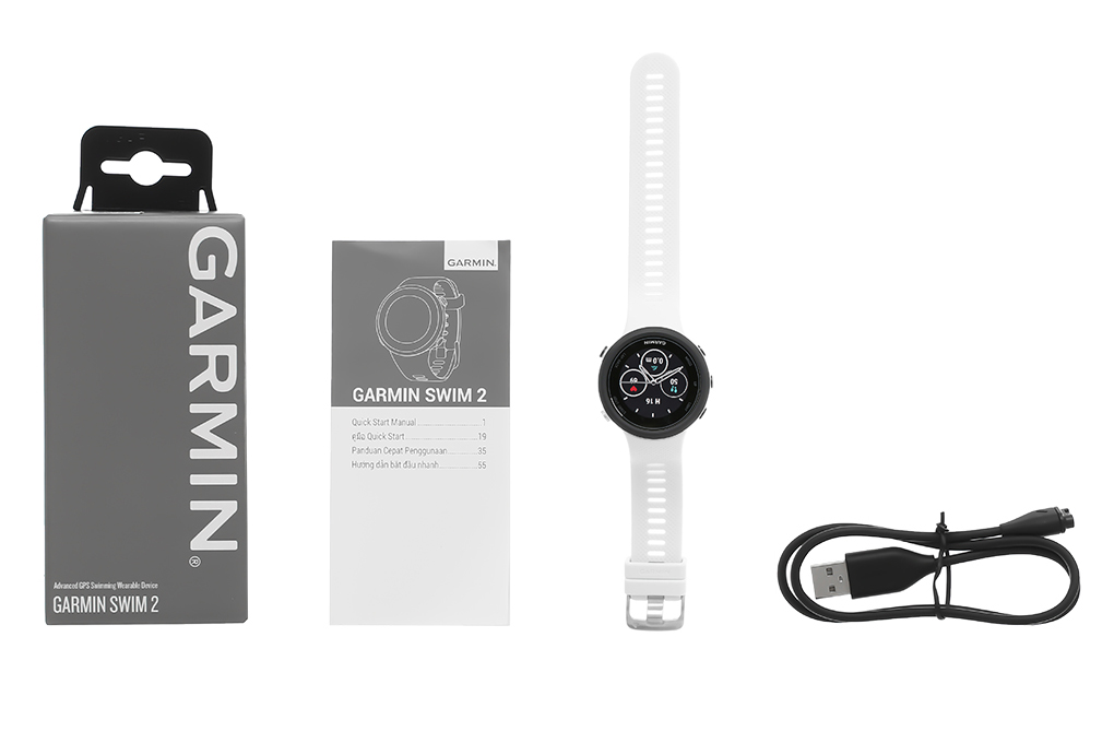 Đồng hồ thông minh Garmin Swim 2 dây silicone