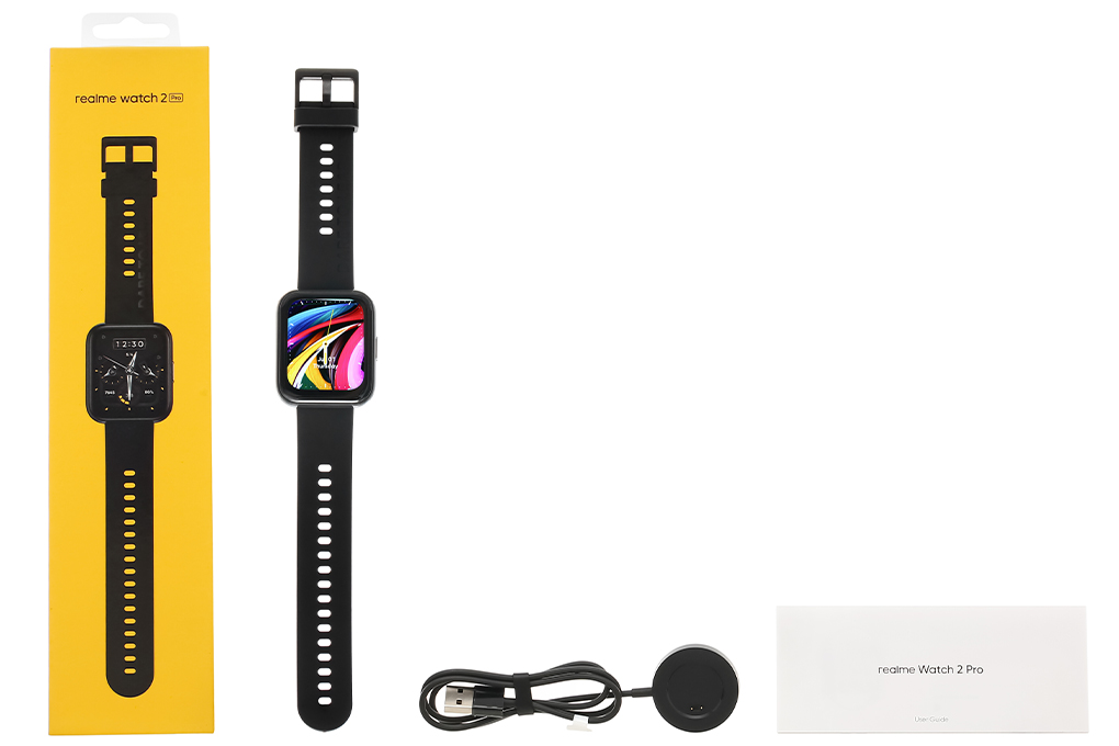 Bán đồng hồ thông minh Realme Watch 2 pro dây silicone đen