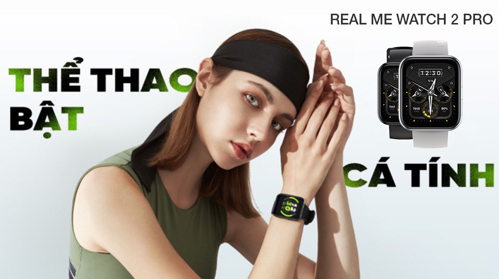 Đồng hồ thông minh Realme Watch 2 Pro 40.5mm Bạc