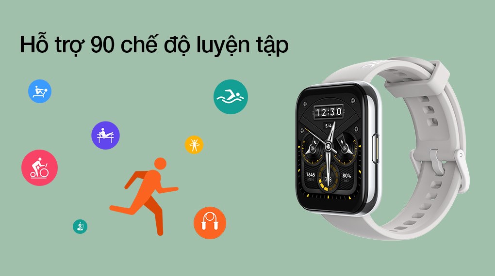 Đồng hồ thông minh Realme Watch 2 Pro 40.5mm Bạc