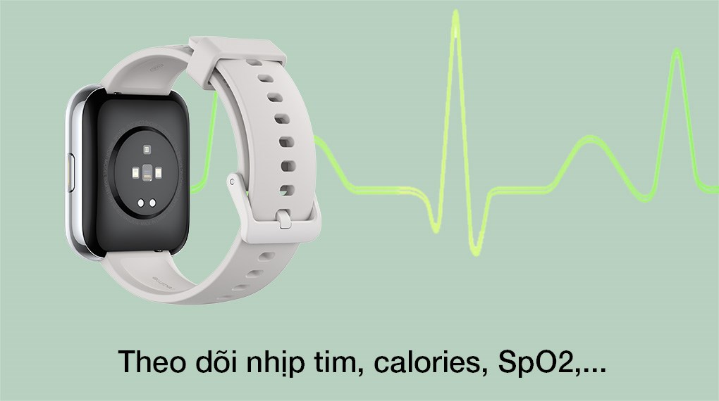 Đồng hồ thông minh Realme Watch 2 Pro 40.5mm Bạc