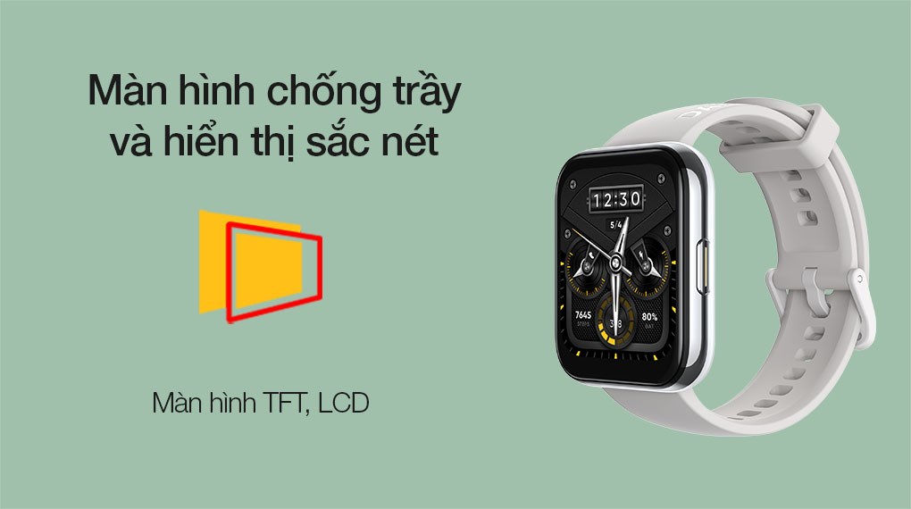 Đồng hồ thông minh Realme Watch 2 Pro 40.5mm Bạc