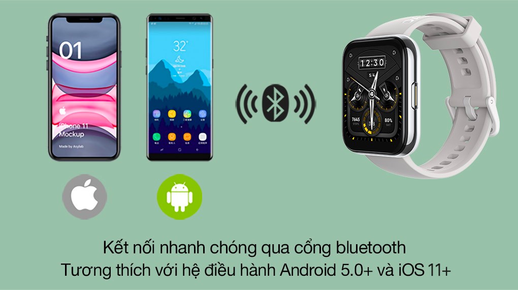 Đồng hồ thông minh Realme Watch 2 Pro 40.5mm Bạc