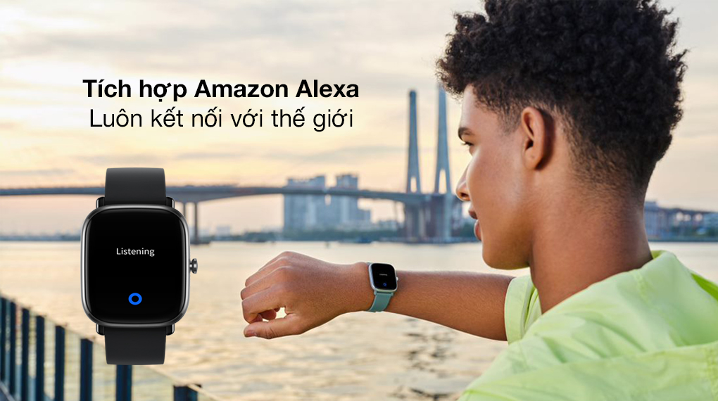 Đồng hồ thông minh Amazfit GTS 2 mini có tính năng Amazon Alexa