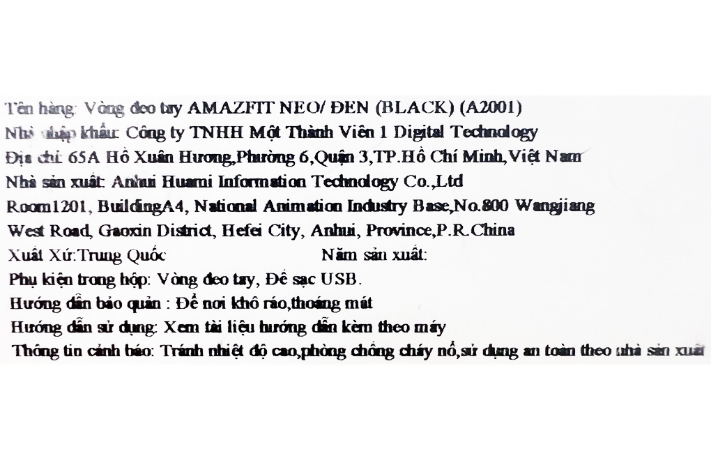 Đồng hồ thông minh Amazfit Neo 40.3mm Đen Màu Đen