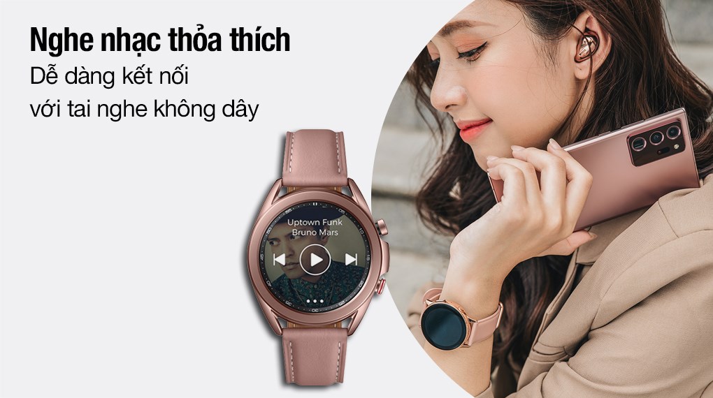 Đồng hồ thông minh Samsung Galaxy Watch 3 LTE 41mm Hồng