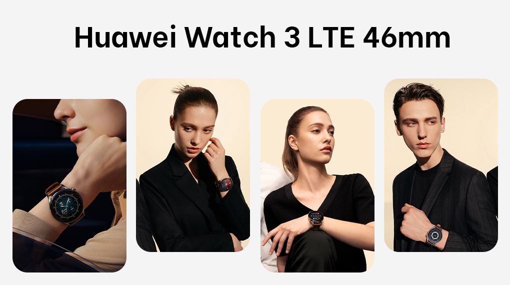 Huawei Watch 3 LTE 46mm Dây Da
