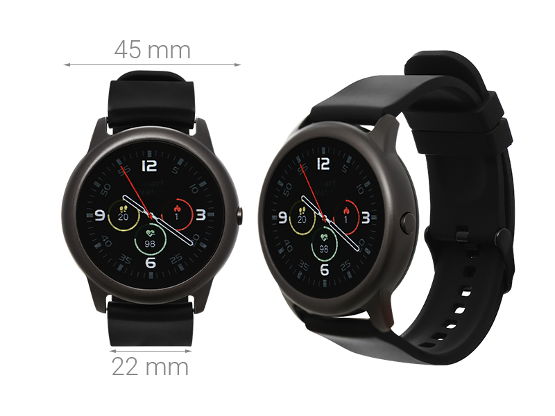 Đồng hồ thông minh BeU Active 1 45mm Đen