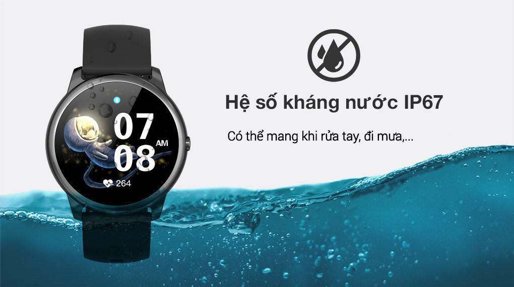 Đồng hồ thông minh BeU Active 1 45mm Đen