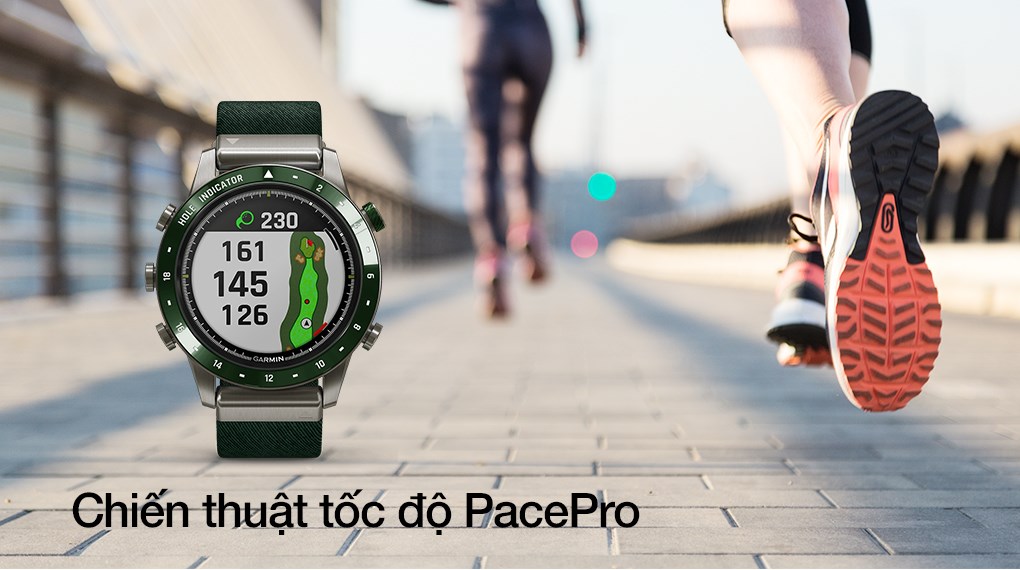 Đồng hồ thông minh Garmin MARQ Golfer 46mm Xanh Lá