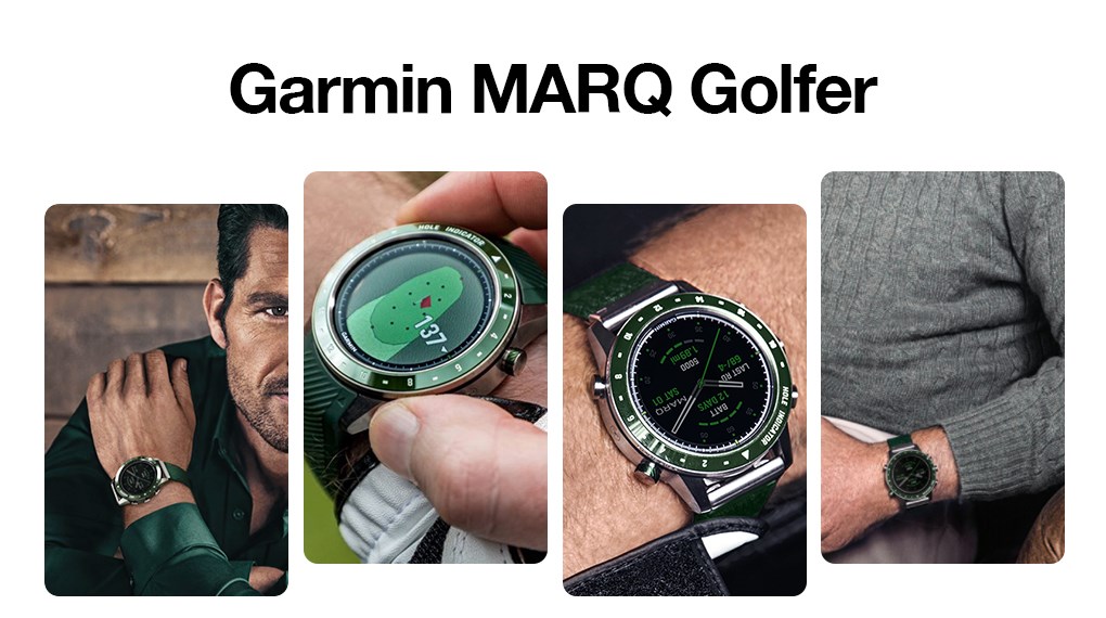 Đồng hồ thông minh Garmin MARQ Golfer 46mm Xanh Lá