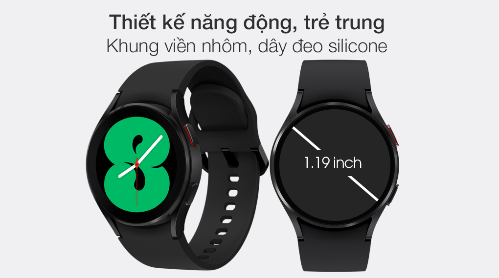 Samsung Galaxy Watch 4 40mm có thiết kế năng động trẻ trung