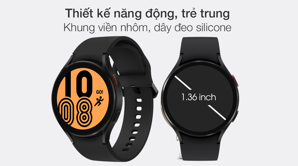 Samsung Galaxy Watch 4 44mm có thiết kế năng động, trẻ trung