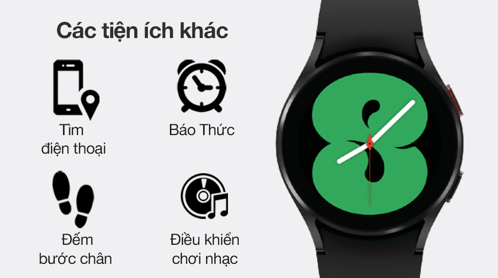 Đồng hồ Samsung Galaxy Watch 4 LTE có nhiều tính năng tiện lợi, hỗ trợ người dùng trong sinh hoạt hằng ngày
