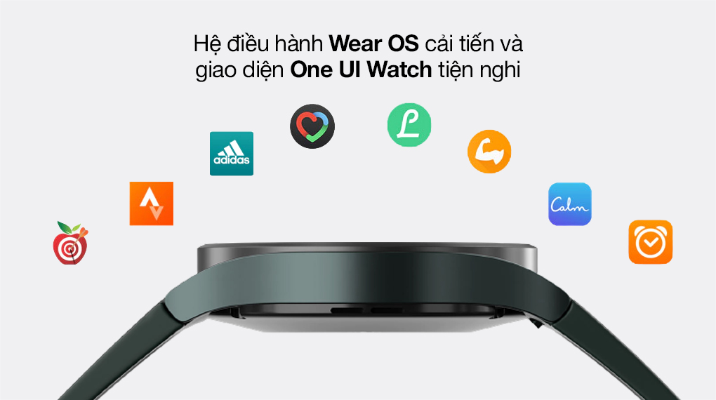 Đồng hồ Samsung Galaxy Watch 4 LTE có hệ điều hành Wear OS cải tiến và giao diện One UI Watch tiện nghi