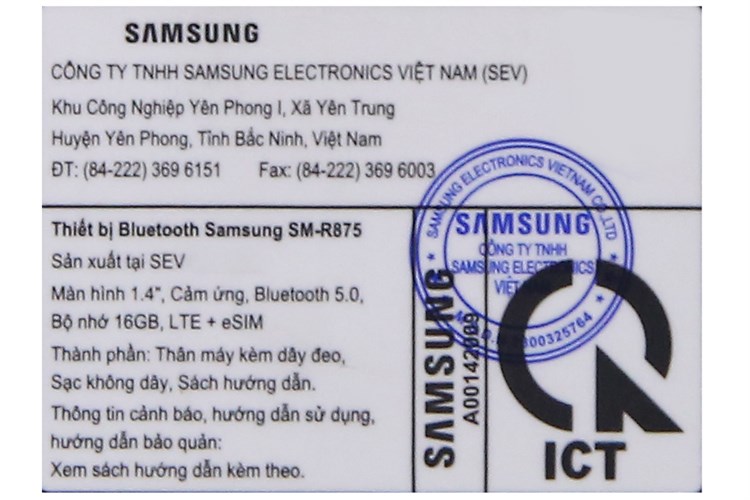 Đồng hồ thông minh Samsung Galaxy Watch4 LTE 44mm Màu Đen