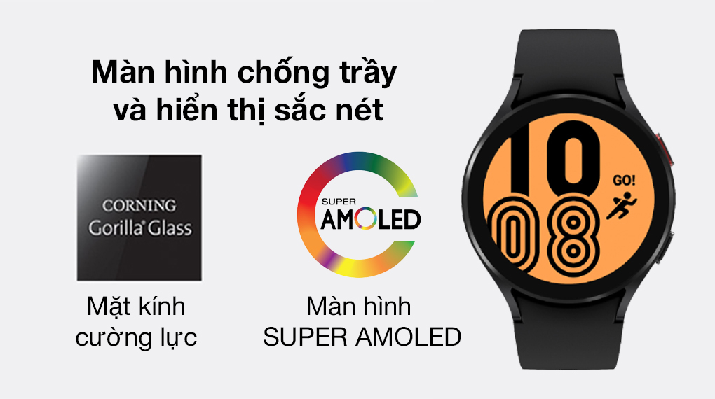 Samsung Galaxy Watch 4 là một chiếc đồng hồ thông minh tuyệt vời với đầy đủ tính năng đáng chú ý. Với thiết kế đẹp và màn hình AMOLED sáng rõ, bạn sẽ không muốn rời mắt khỏi chiếc đồng hồ của mình. Hãy đến để tìm hiểu thêm về Samsung Galaxy Watch 4 và trải nghiệm những tính năng tuyệt vời của nó!