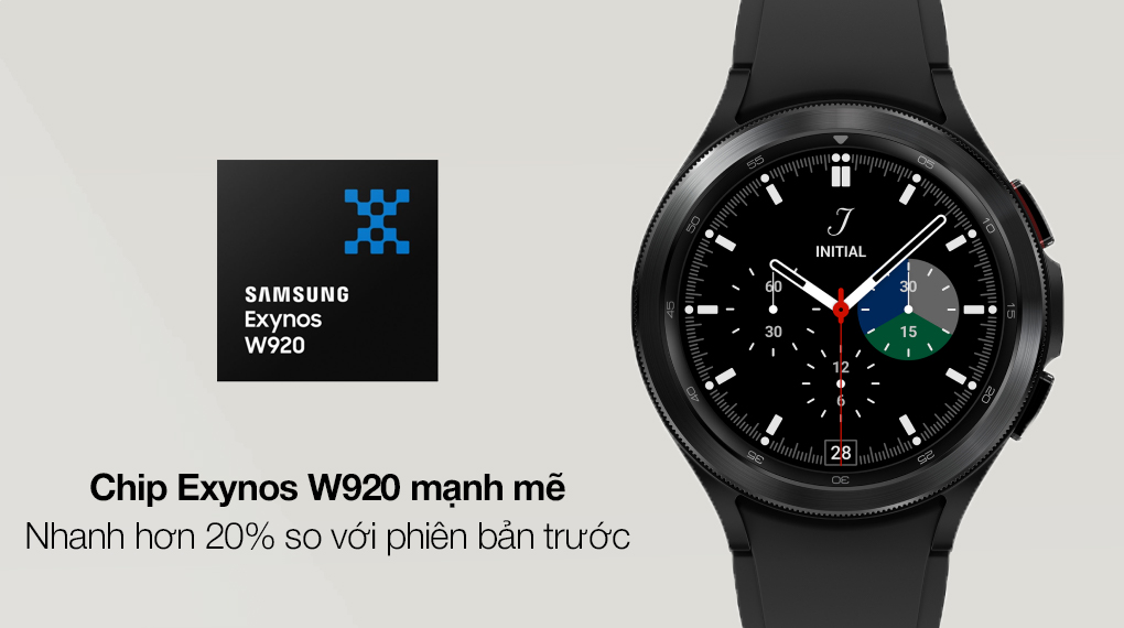 Samsung Galaxy Watch 4 Classic 42mm được trang bị con chip Exynos W920