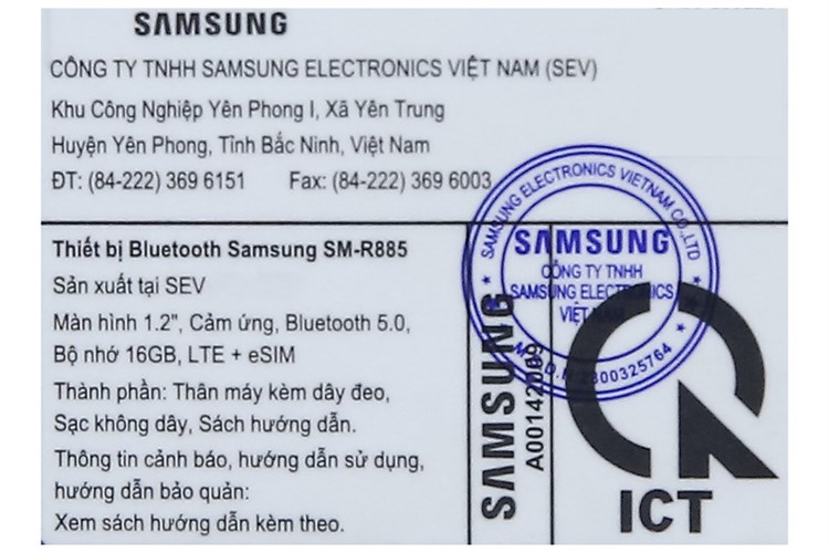 Đồng hồ thông minh Samsung Galaxy Watch4 LTE Classic 42mm Màu Đen