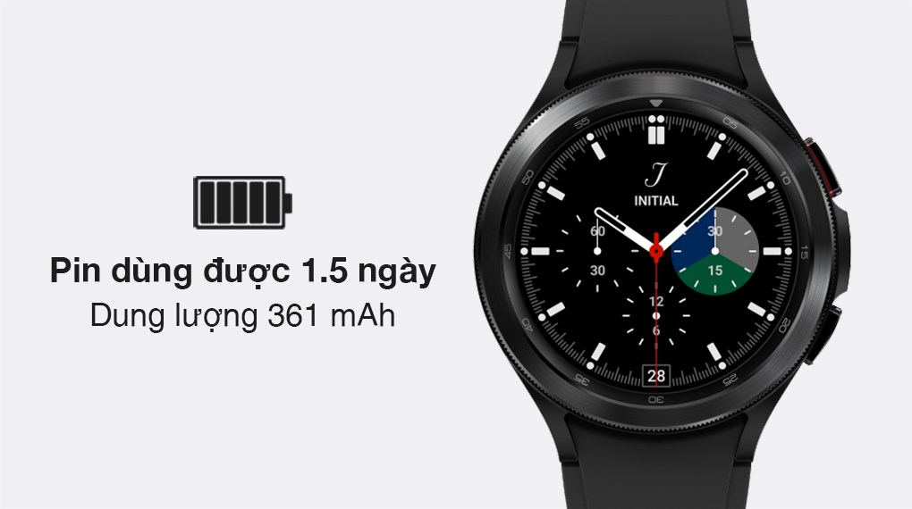 Đồng hồ thông minh Samsung Galaxy Watch4 LTE Classic 46mm Đen