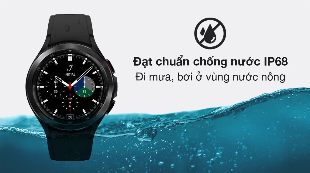 Samsung Galaxy Watch 4 LTE Classic 46mm đạt chuẩn chống nước IP68 Samsung Galaxy Watch 4 LTE Classic 46mm đạt chuẩn chống nước IP68