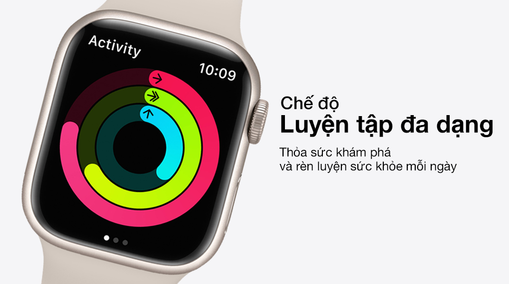 Apple Watch Series 7 GPS 41mm - Chế độ luyện tập