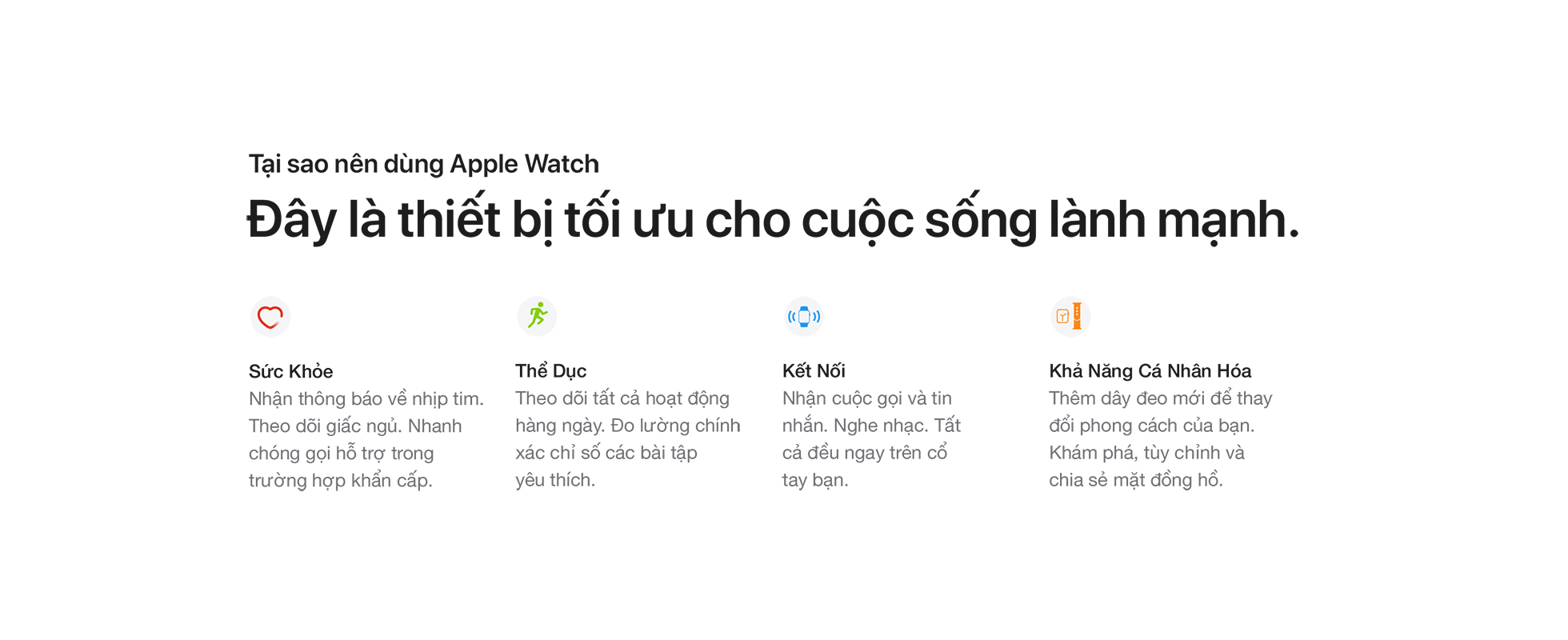 Apple Watch Series 7 GPS 41mm - Tại sao nên dùng Apple Watch