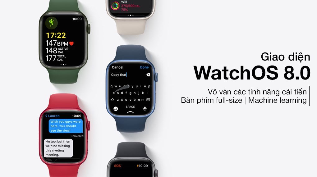 Đồng hồ thông minh Apple Watch Series 7 GPS 45mm