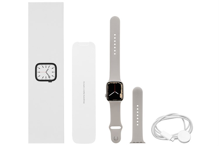 Đồng hồ thông minh Apple Watch Series 7 GPS 45mm Màu Vàng