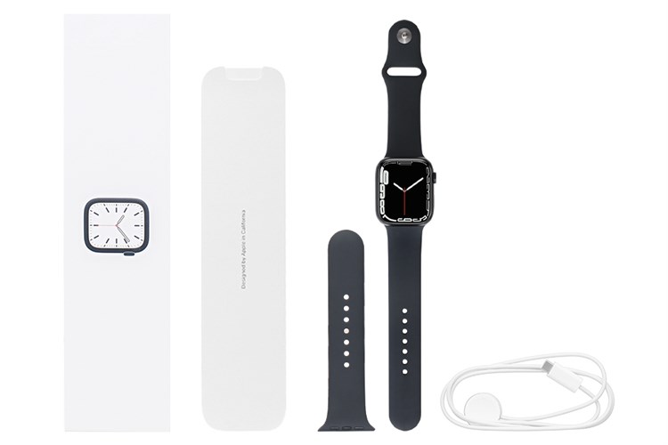 Đồng hồ thông minh Apple Watch Series 7 GPS 45mm Màu Đen
