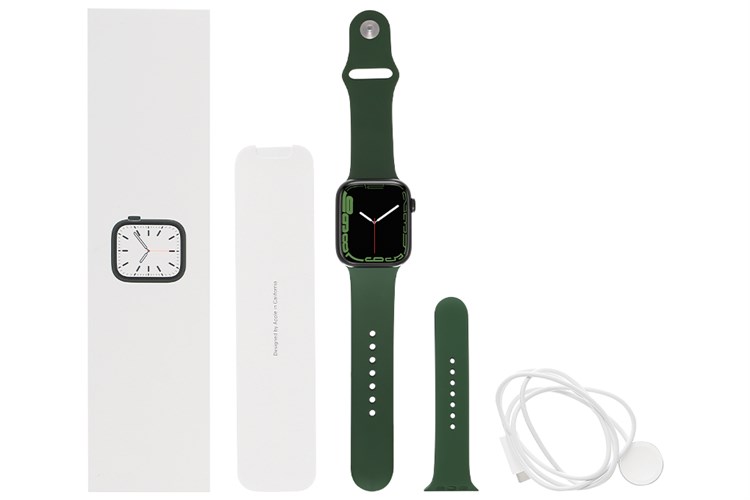 Đồng hồ thông minh Apple Watch Series 7 GPS 45mm Màu Xanh lá
