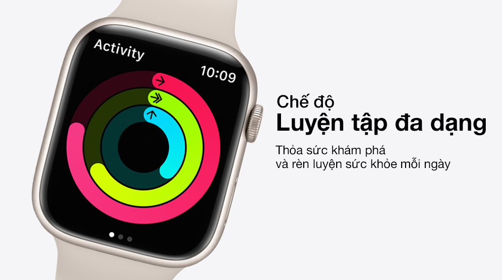 Apple Watch Series 7 GPS 45mm - Chế độ luyện tập